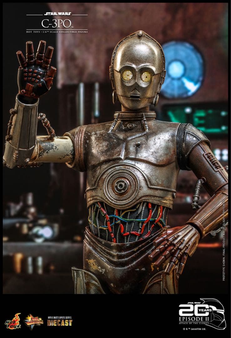 【未展示】Ｃ-３ＰＯ　ＤＩＥＣＡＳＴ　スターウォーズ　クローンの攻撃　20周年