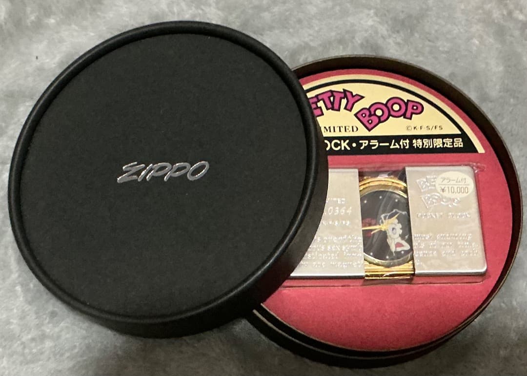 BETTY BOOP 限定品 ZIPPO Pocket Clock-激安 代引き