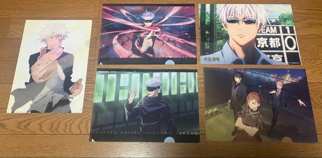 呪術廻戦 五条 デジタル原稿 プリント ポスター クリアファイル グッズ