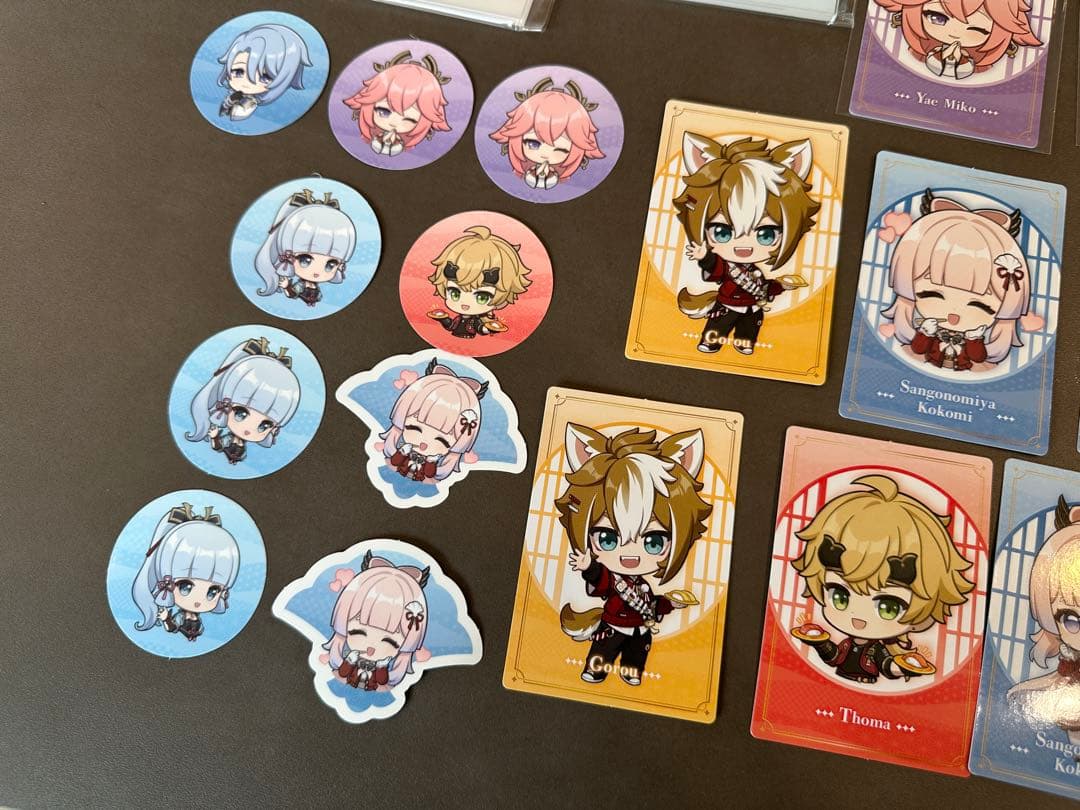 原神 スシロー 大量 コンプセット おまけ京樽ステッカー