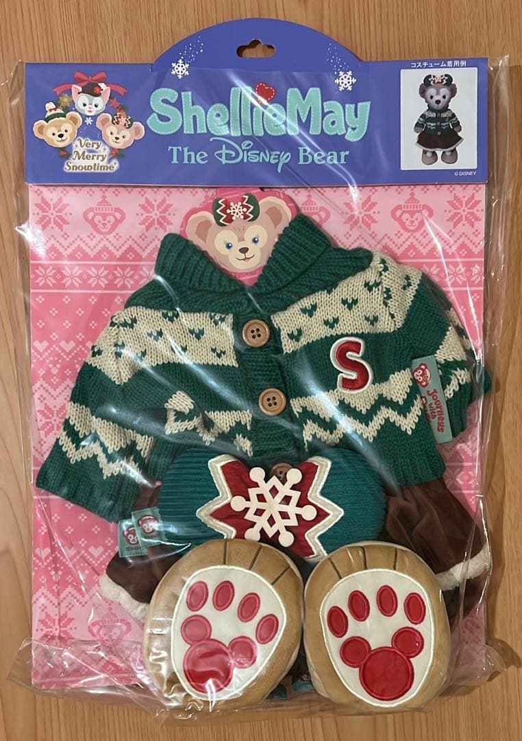 【新品未開封】ダッフィー＆シェリーメイ コスチューム ベリーメリースノータイム