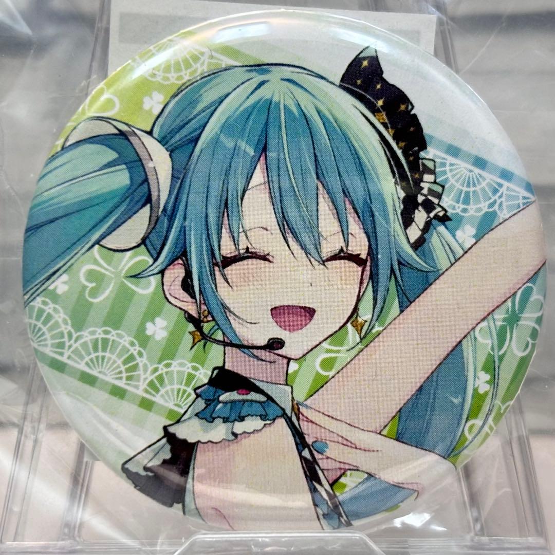 初音ミク モモミク 缶バッジ ホロ缶 プロセカ ホログラム モモジャン