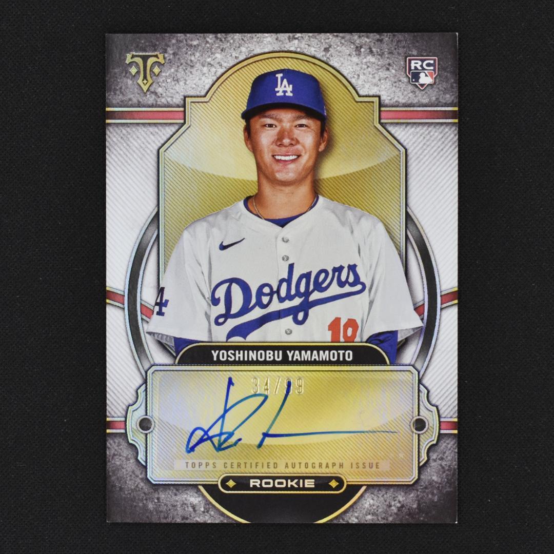 99 山本由伸 直筆サインカード 2024 Topps RA-YY RC - メルカリ