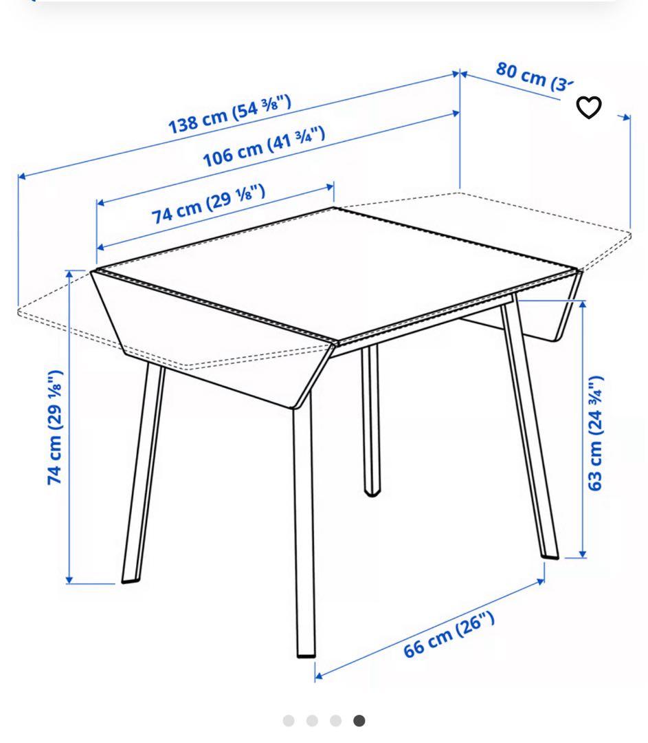 【限定セール‼️もうすぐ終了‼️】IKEA PS ダイニングテーブルと椅子2脚セット