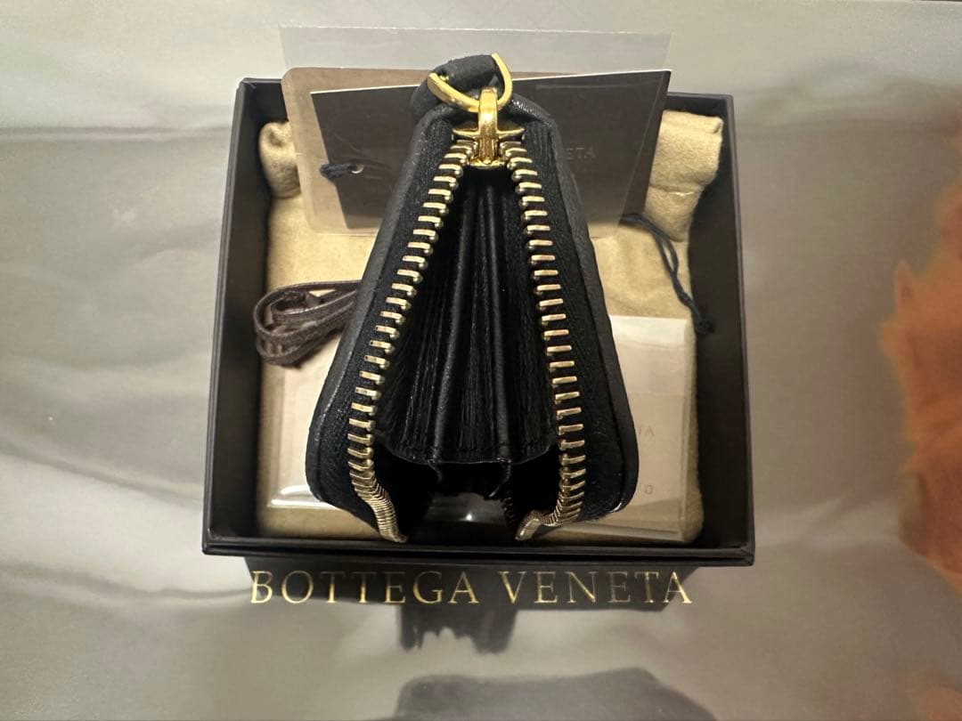 ★【極美品】ボッテガヴェネタ ケース ラム／ネロブラック／ゴールド✨✨✨1️⃣