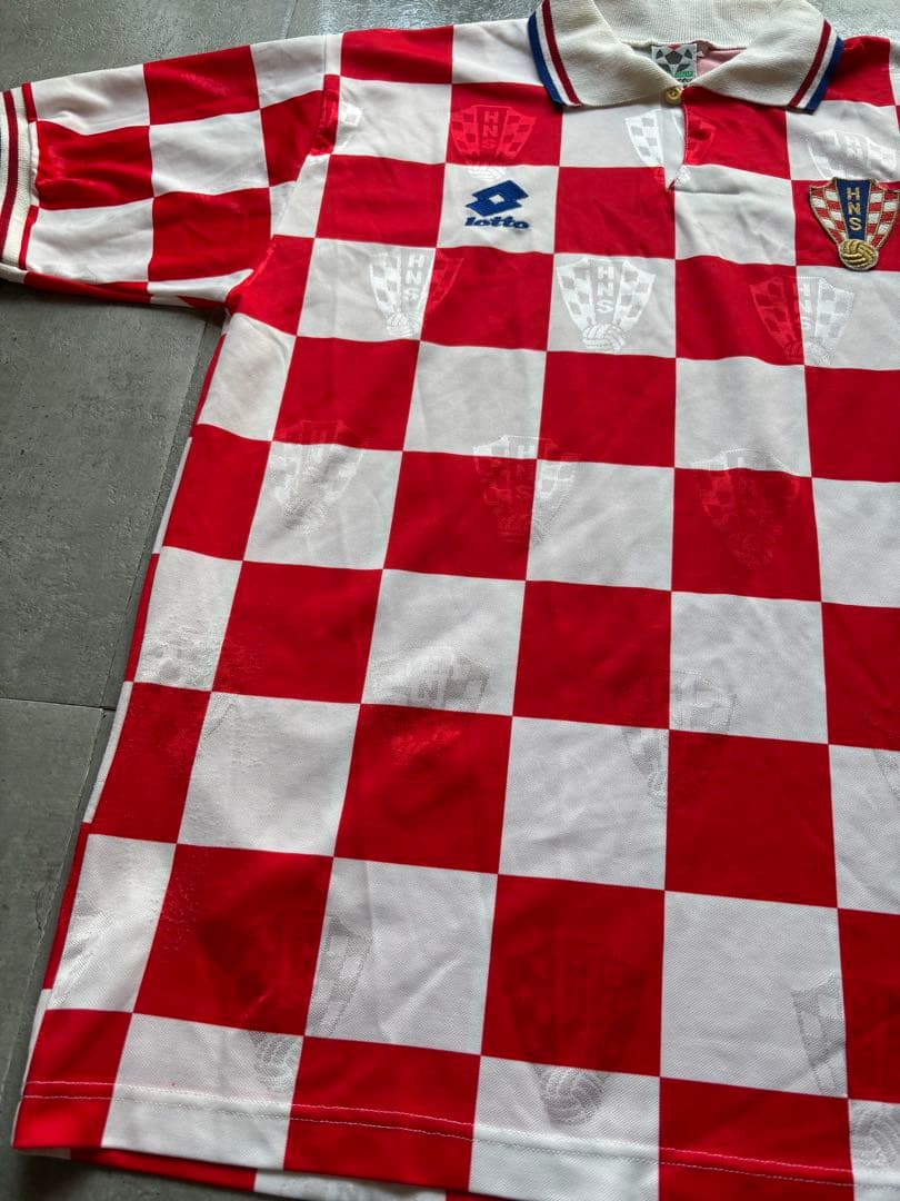 1996年 クロアチア代表 ロット ホームユニフォーム 正規品 当時物