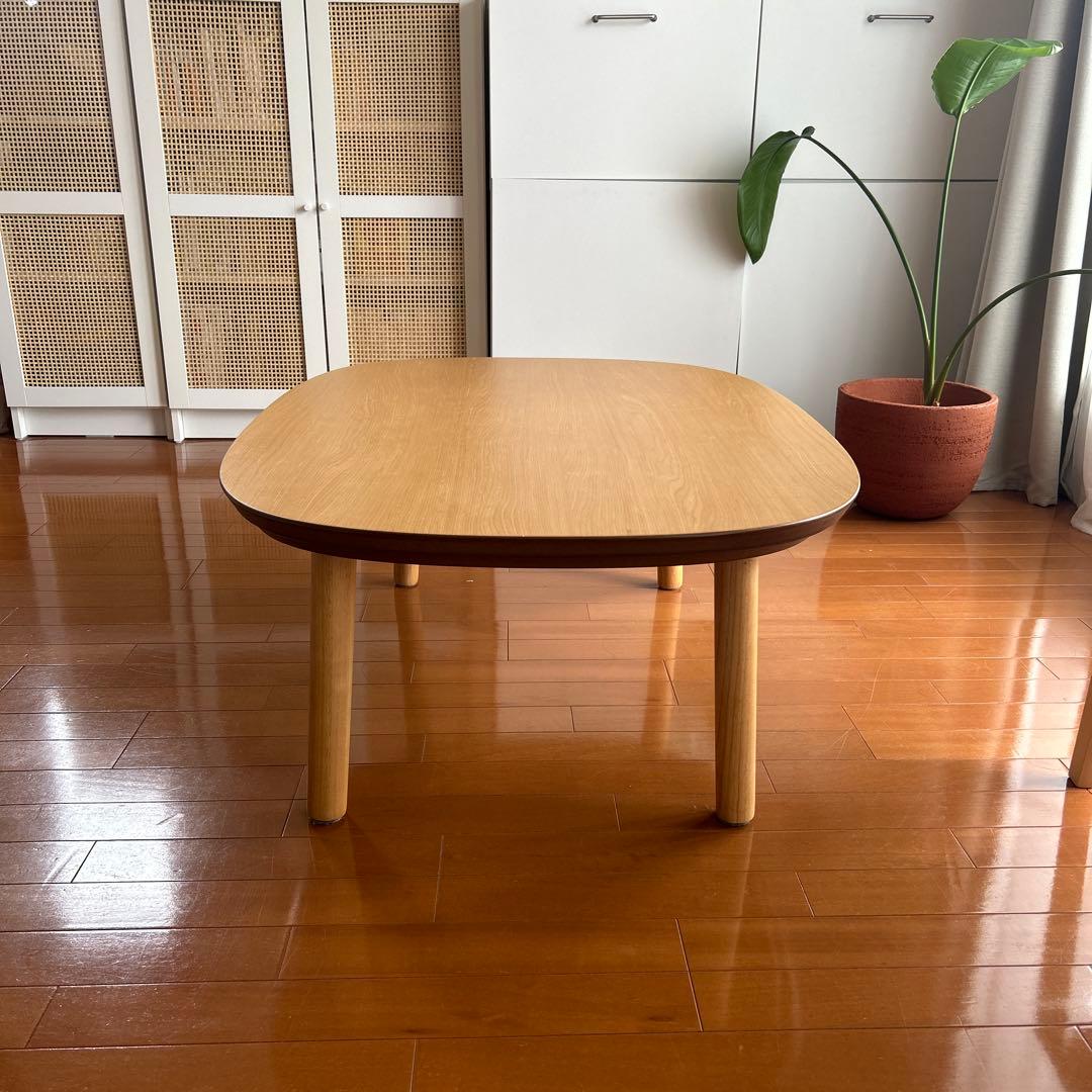 無印良品 楕円こたつ 大 ナチュラル MJ-KDF 1340B/N 無印良品 楕円形