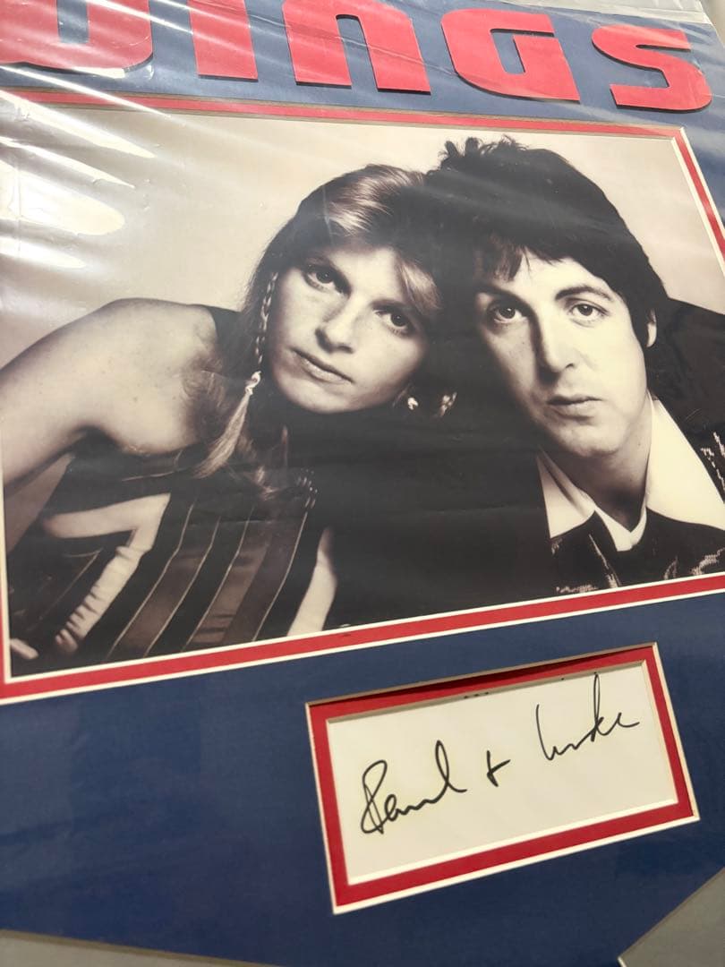 希少】Paul & Linda McCartney 直筆サイン入りアートワーク - メルカリ