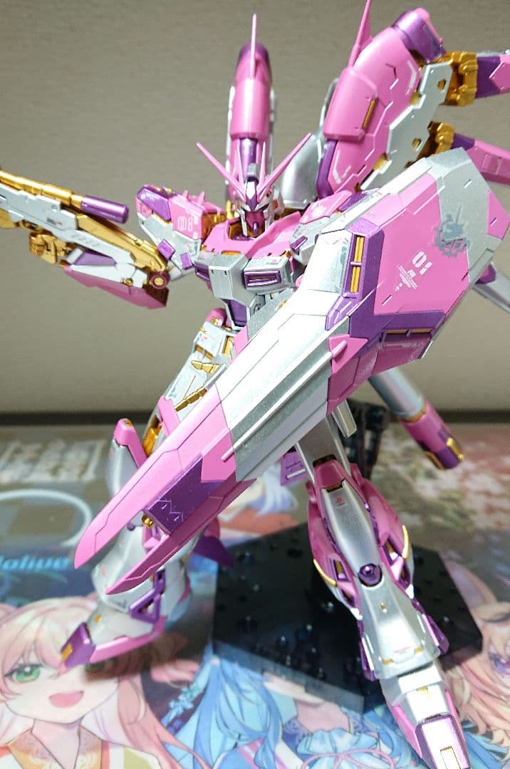 塗装完成品 RG Hi-νガンダム ハイパーメガバズーカランチャー