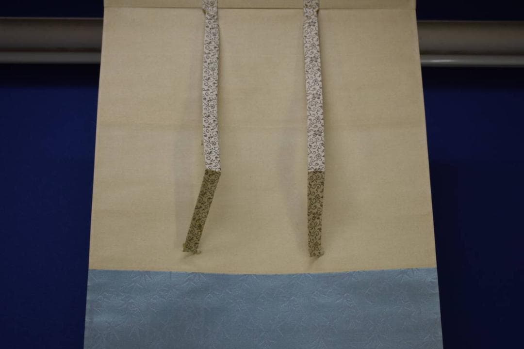 真作/森安石象/紅梅に白菜図/布袋屋掛軸HI-491