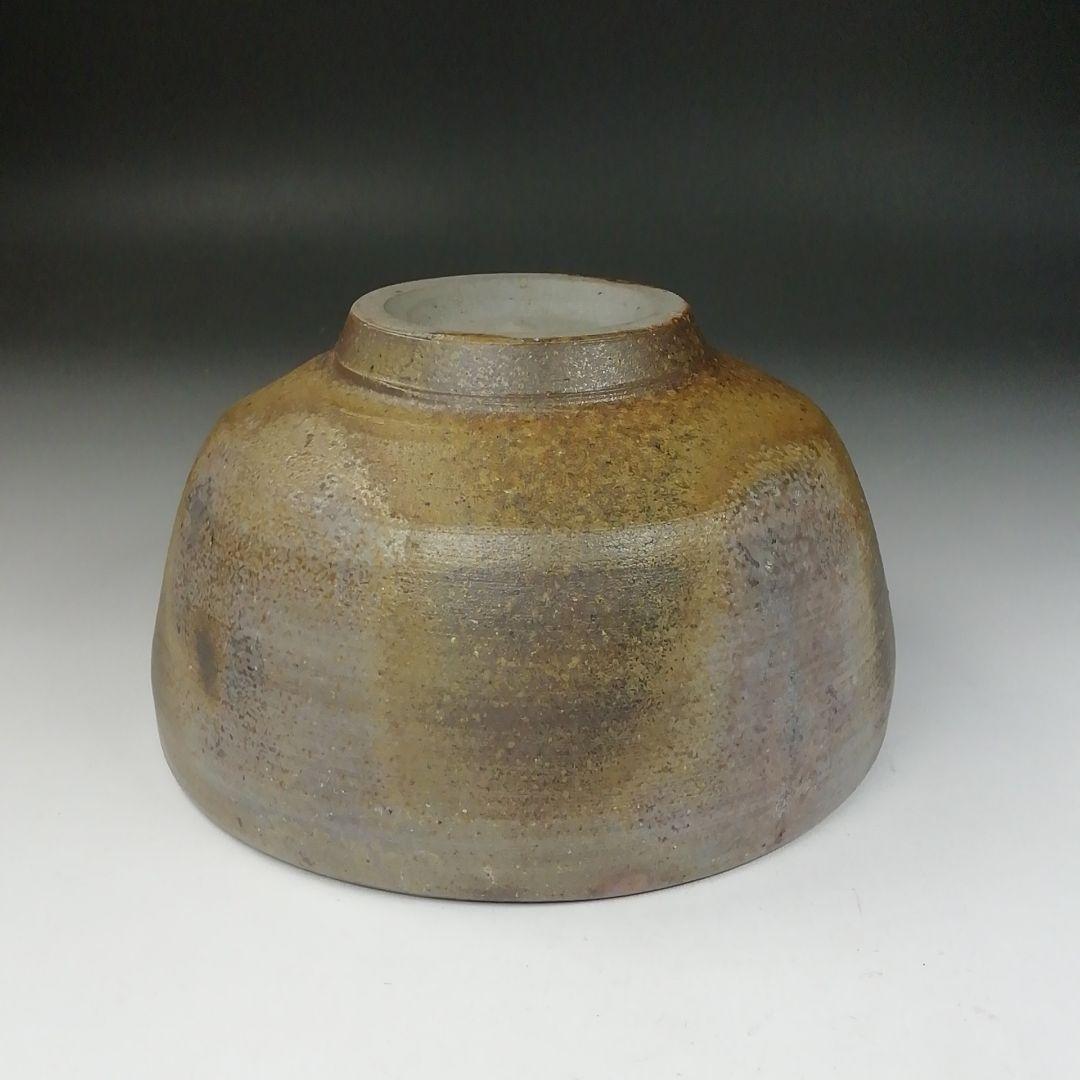 T660 茶碗 『備前焼』『泰山窯 造』 共箱 抹茶碗 茶道具