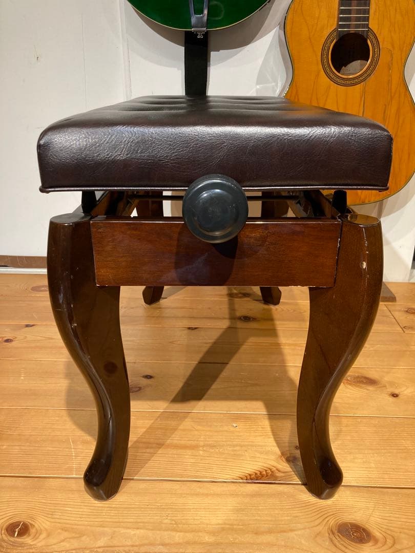 猫脚 ピアノ椅子 ピアノチェア 高さ調整 猫足 アンティーク調 ビンテージ風 ギ