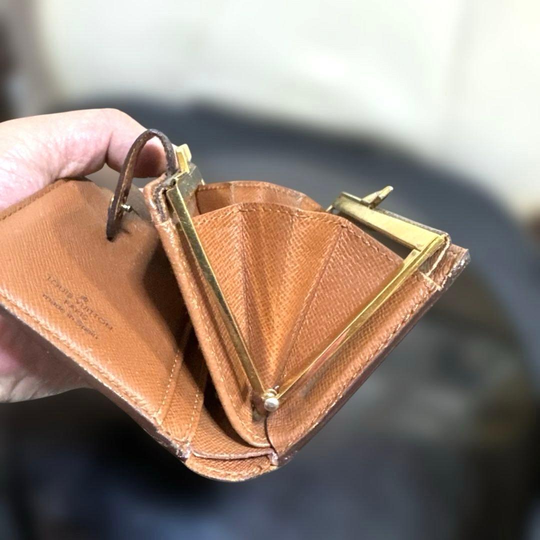 12☆在庫SALE/美品 ♪モノグラム がま口 財布