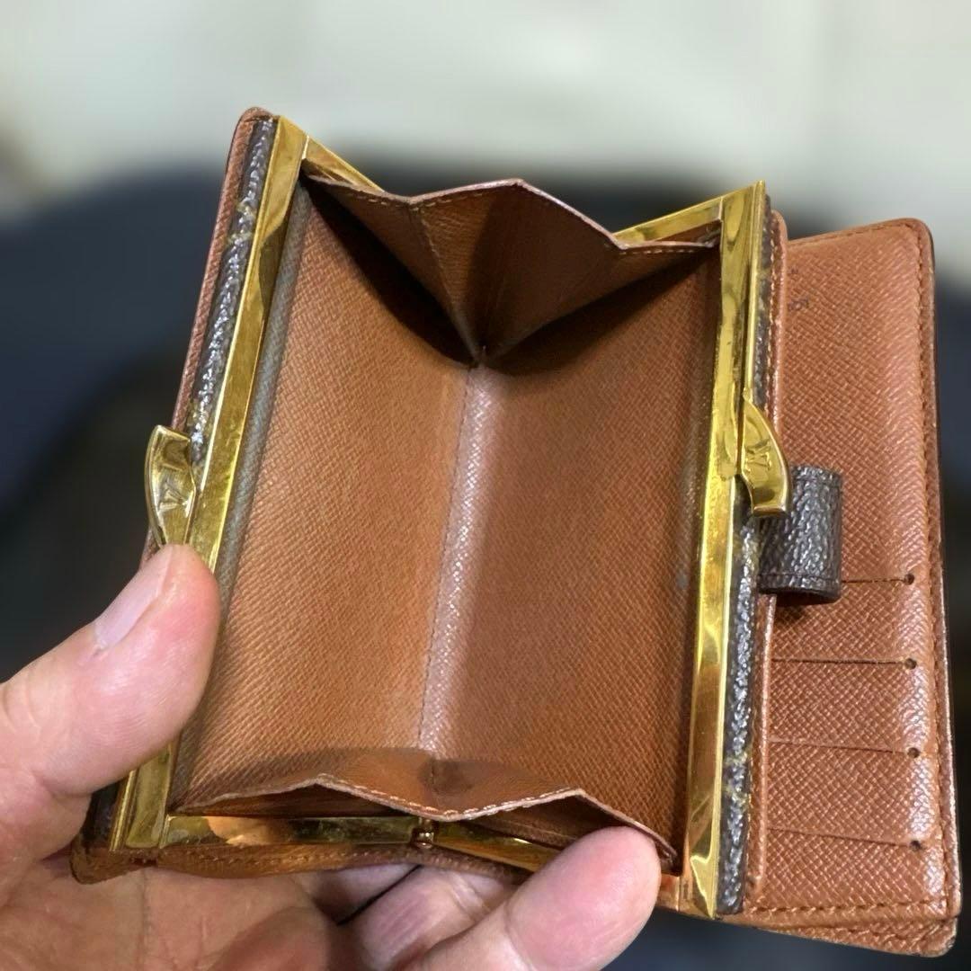 12☆在庫SALE/美品 ♪モノグラム がま口 財布