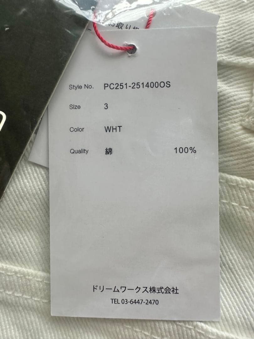 ok.soon×piccadilly コットンホワイトペインターパンツ 3