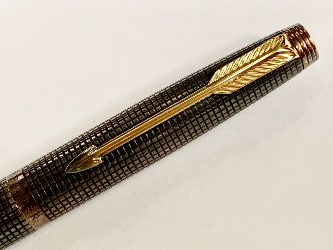 Parker 75 シズレ 刻印あり K14 スターリングシルバー 万年筆