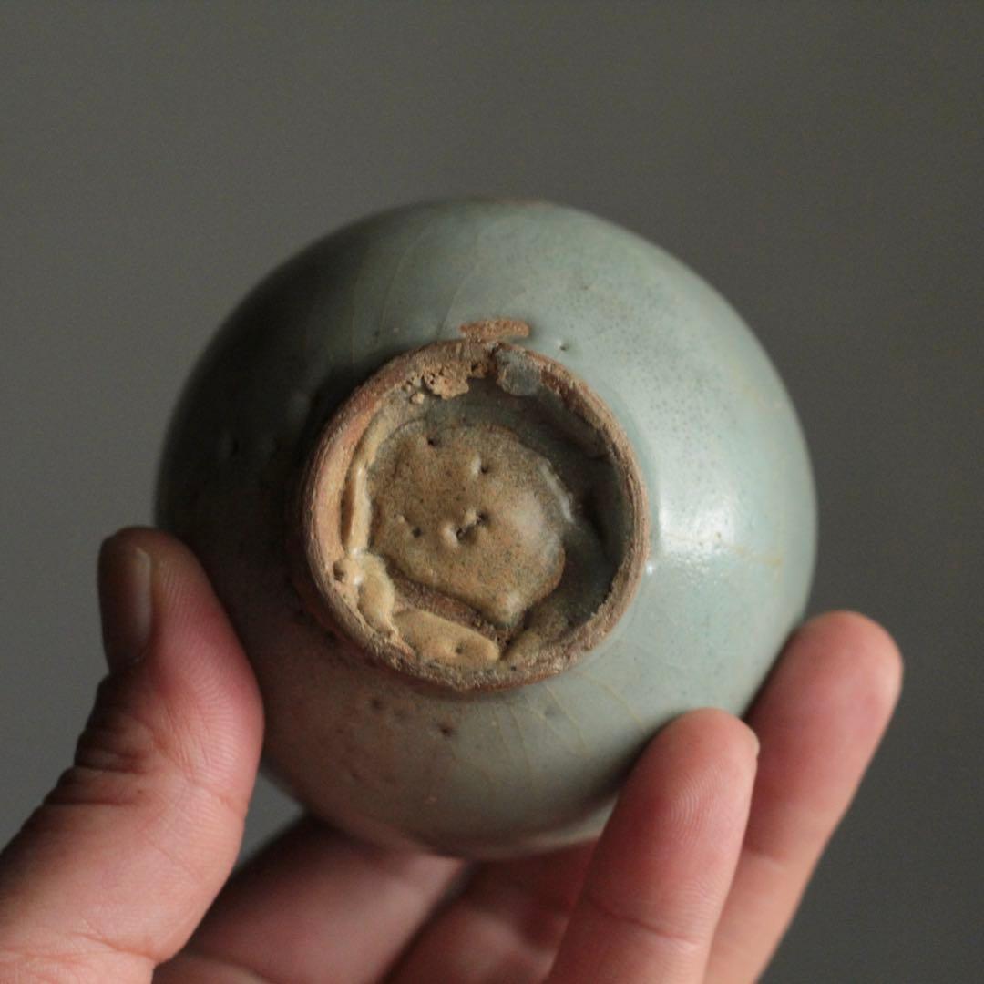 高麗青磁 丸形 徳利 朝鮮美術 古美術 古道具 アンティーク 酒器