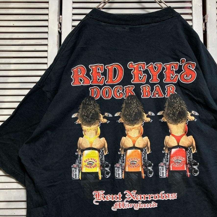 BSVG ヌード Tシャツ バイク バー セクシー ピンナップガール 黒