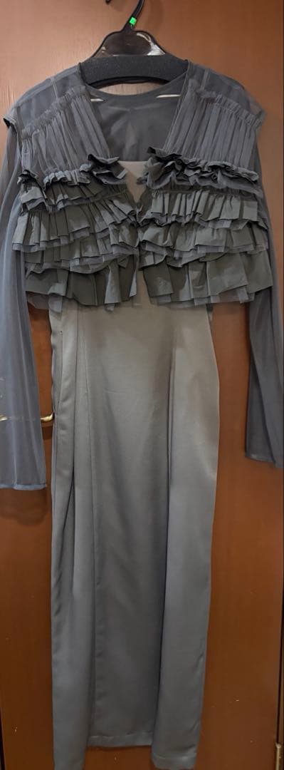 【まい】 タフタチュールベストセットドレス 3点セット