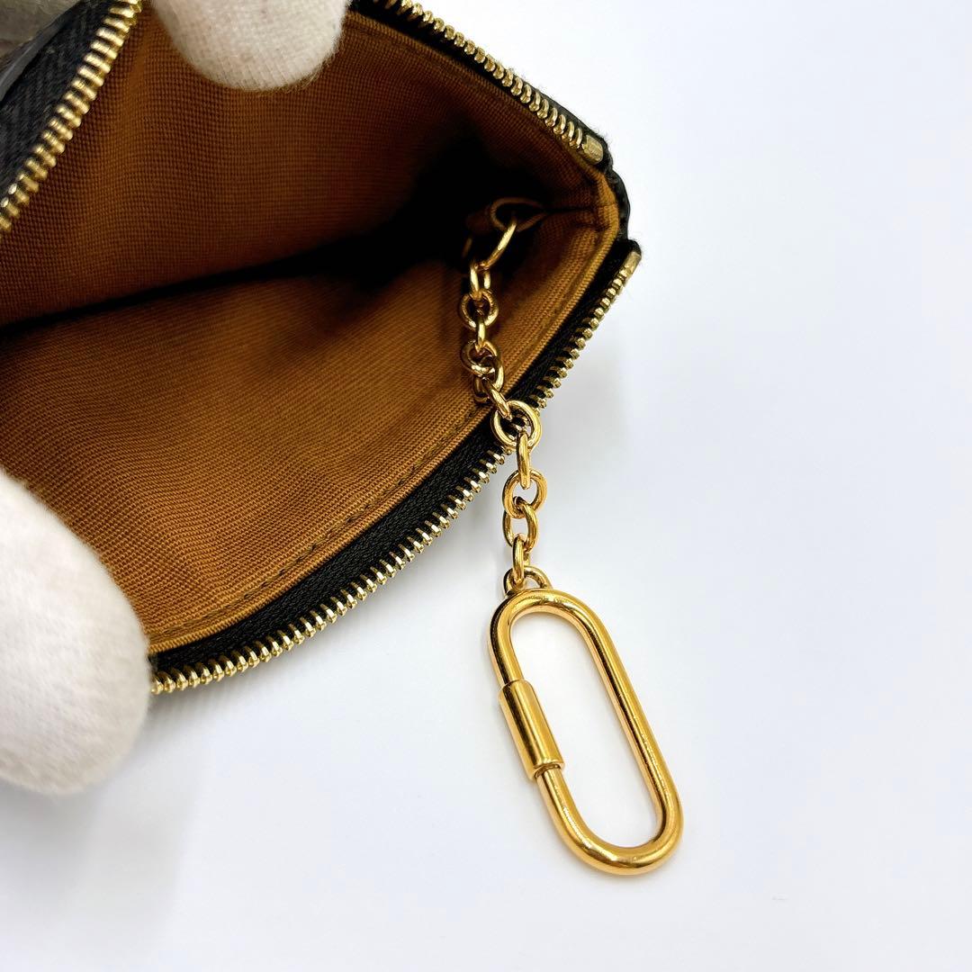 美品 ＊ CELINE セリーヌ トリオンフ ケース キーケース ブラウン