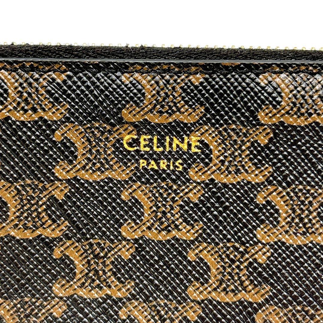 美品 ＊ CELINE セリーヌ トリオンフ ケース キーケース ブラウン