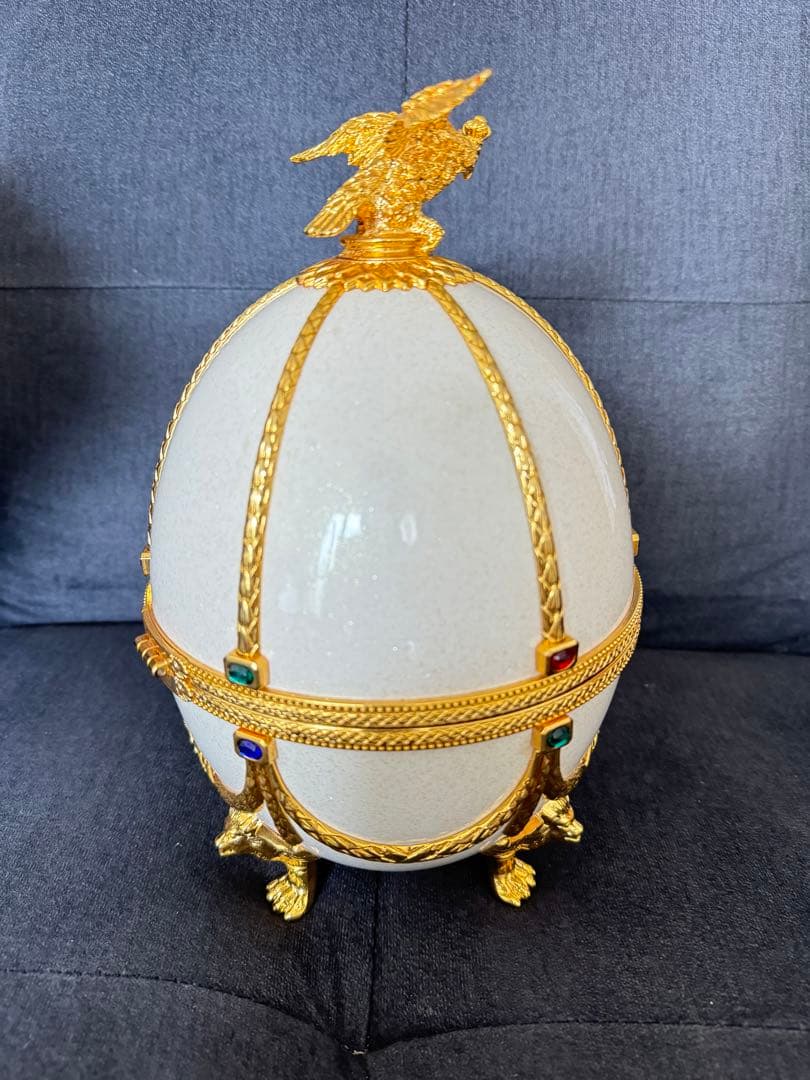 ラドガ インペリアル コレクション イースターエッグ パール ホワイト