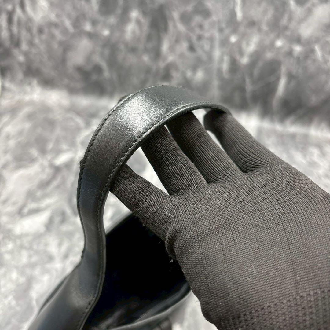 ✨美品✨GUCCI GG シェリーライン ショルダーバッグ ジャッキー黒 レザー