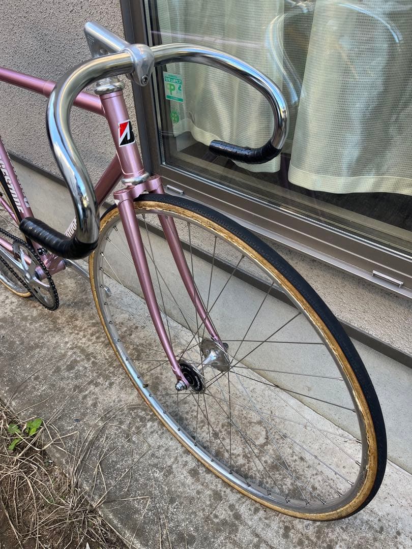 ブリジストンフレーム競輪NJS自転車中古　ピストトラック練習に