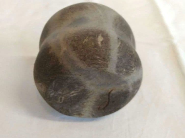 備前焼 若宮窯太田富夫（伝統工芸士）作 練り込み青備前 徳利とぐい呑