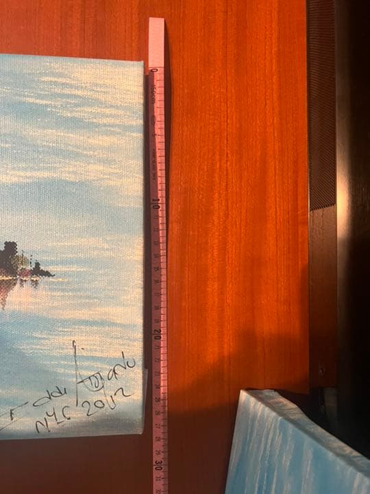 絵画② ニューヨーク　New York マンハッタン　風景画　油絵　2012