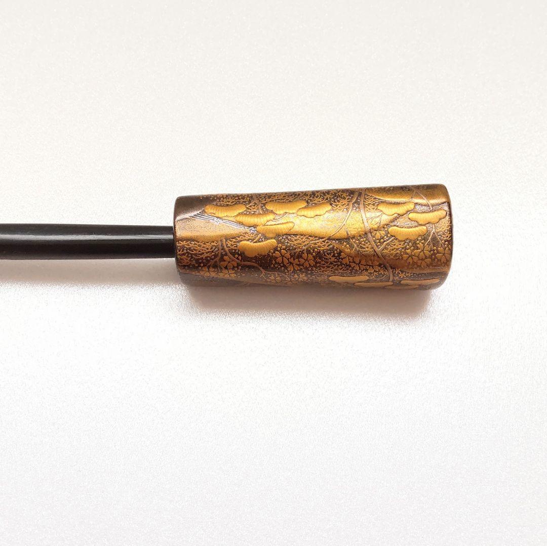 【美品】アンティーク 金蒔絵 くし かんざし 本鼈甲 明治大正 髪飾り