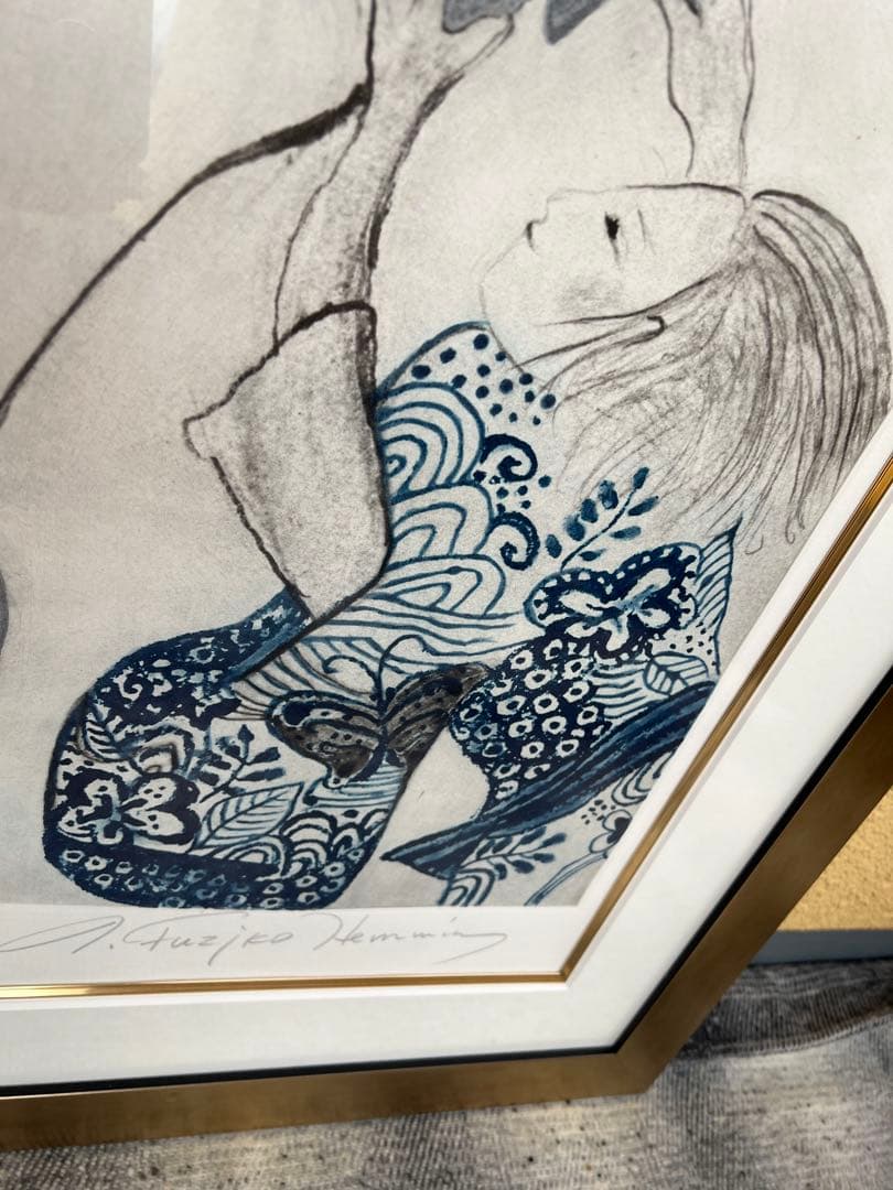 イングリット・フジ子・ヘミング 夏の夕 エッチング 版画 イングリット・フジ子・ヘミング 夏の夕 エッチング 版画