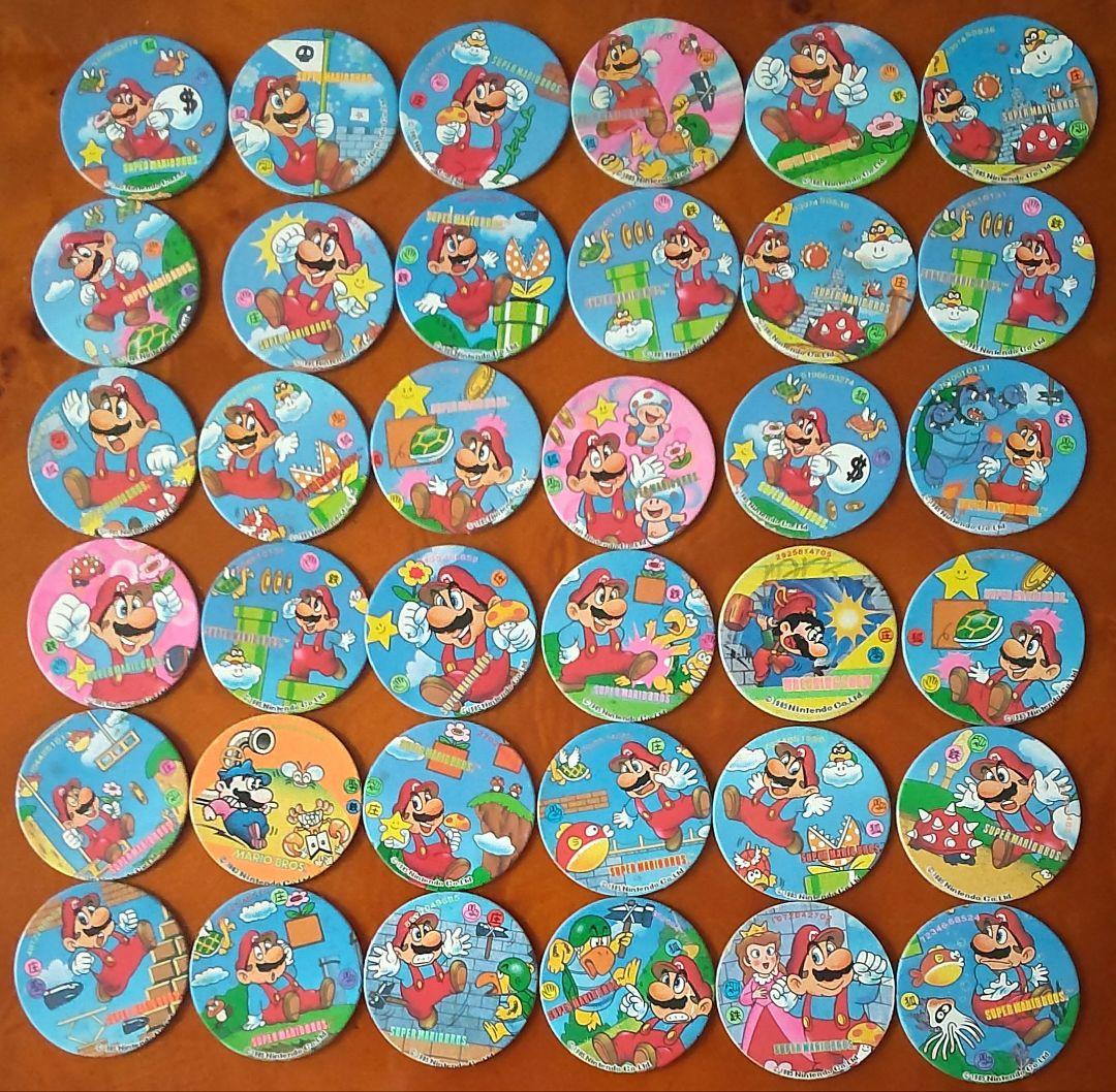 マリオ】特大スーパーマリオめんこセット 昭和めんこ