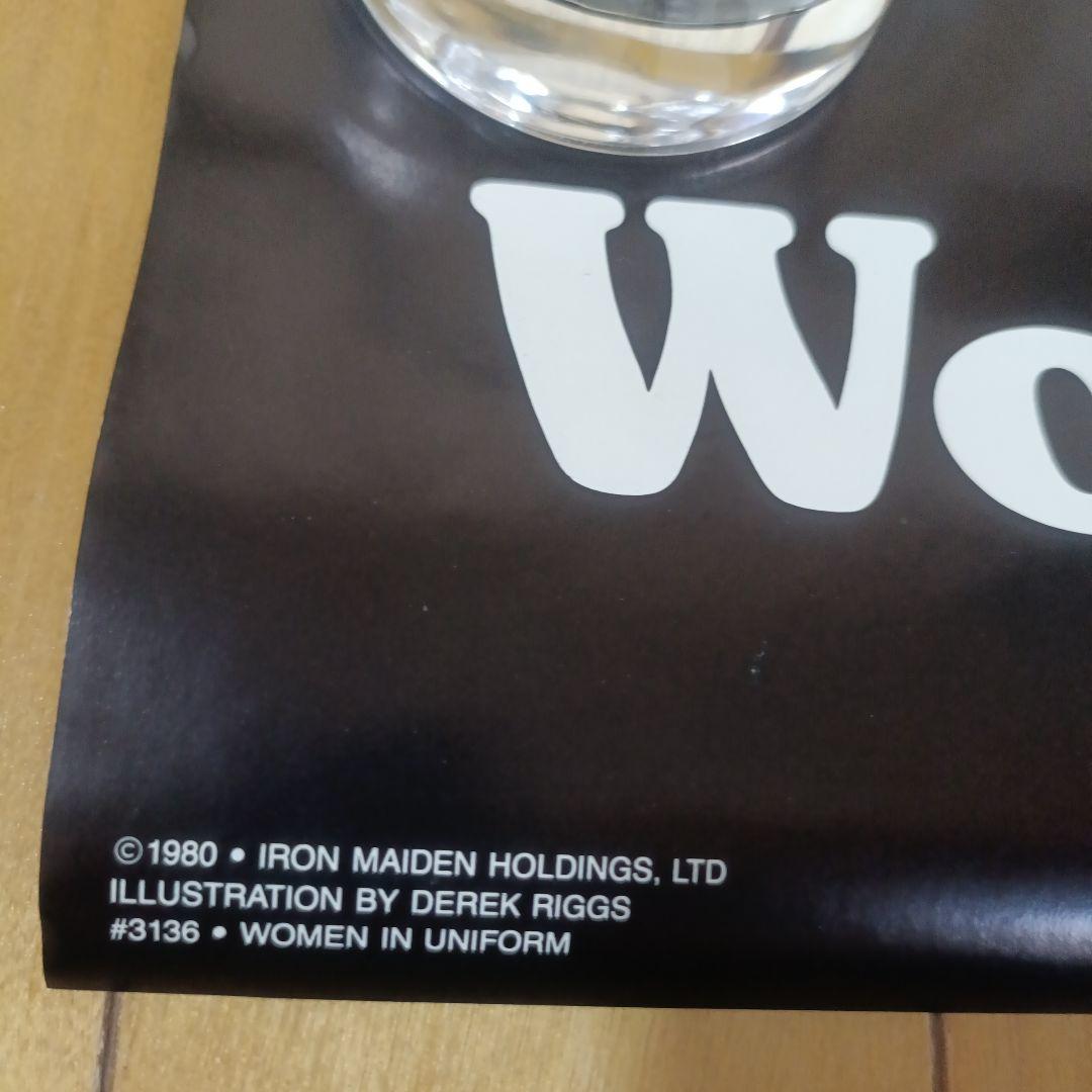 IRON MAIDEN “Women In Uniform” 1980 ポスター