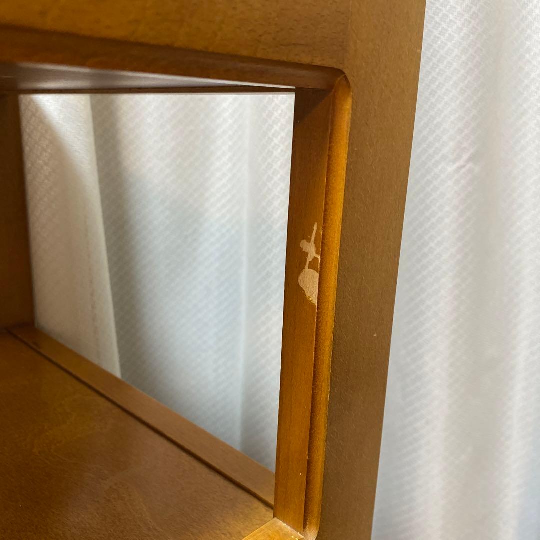 カリモク karimoku 木製サイドテーブル 天然木電話台・ファックス台