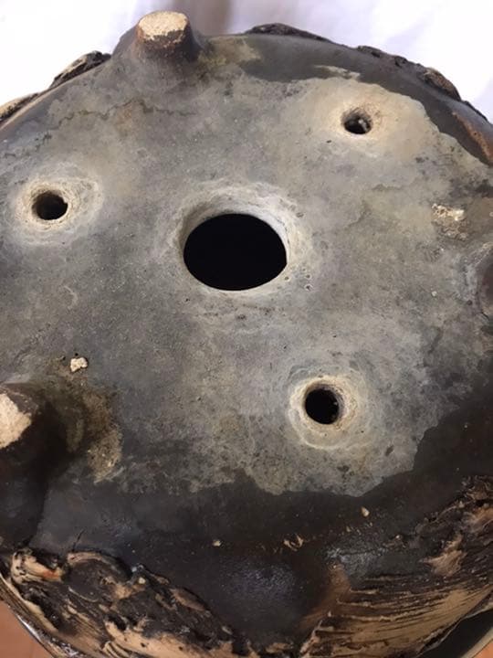 盆栽鉢 超希少時代松皮盆栽鉢手作りレア盆栽鉢植木鉢山野草