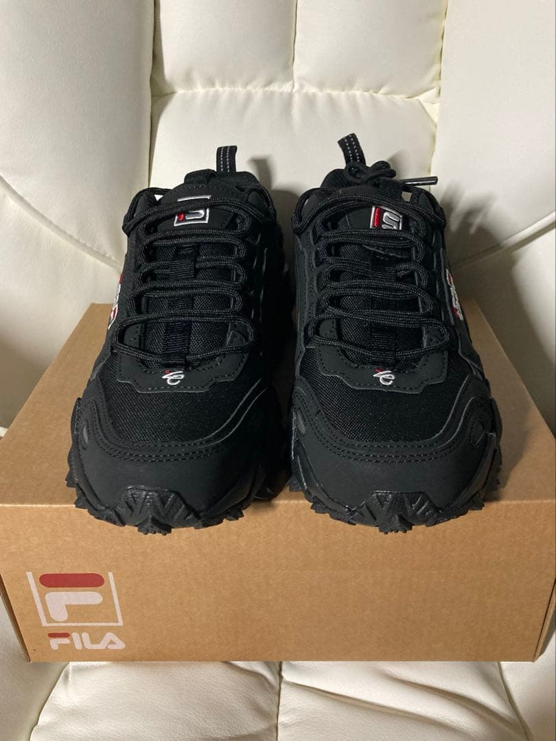 そらる×FILAコラボスニーカー【Black】サイズ23.0cm