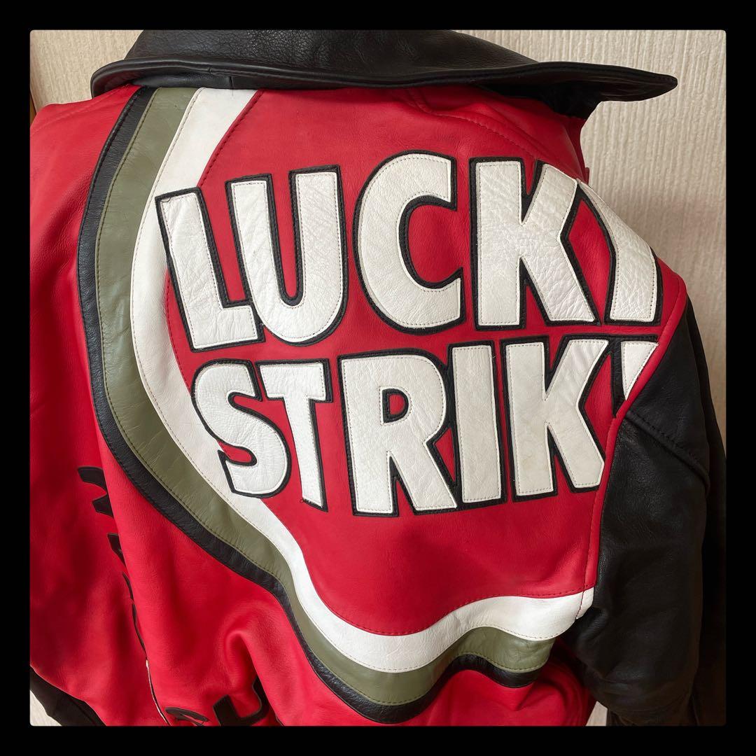 LUCKY STRIKE TEAM SUZUKI レザージャケット ライダース