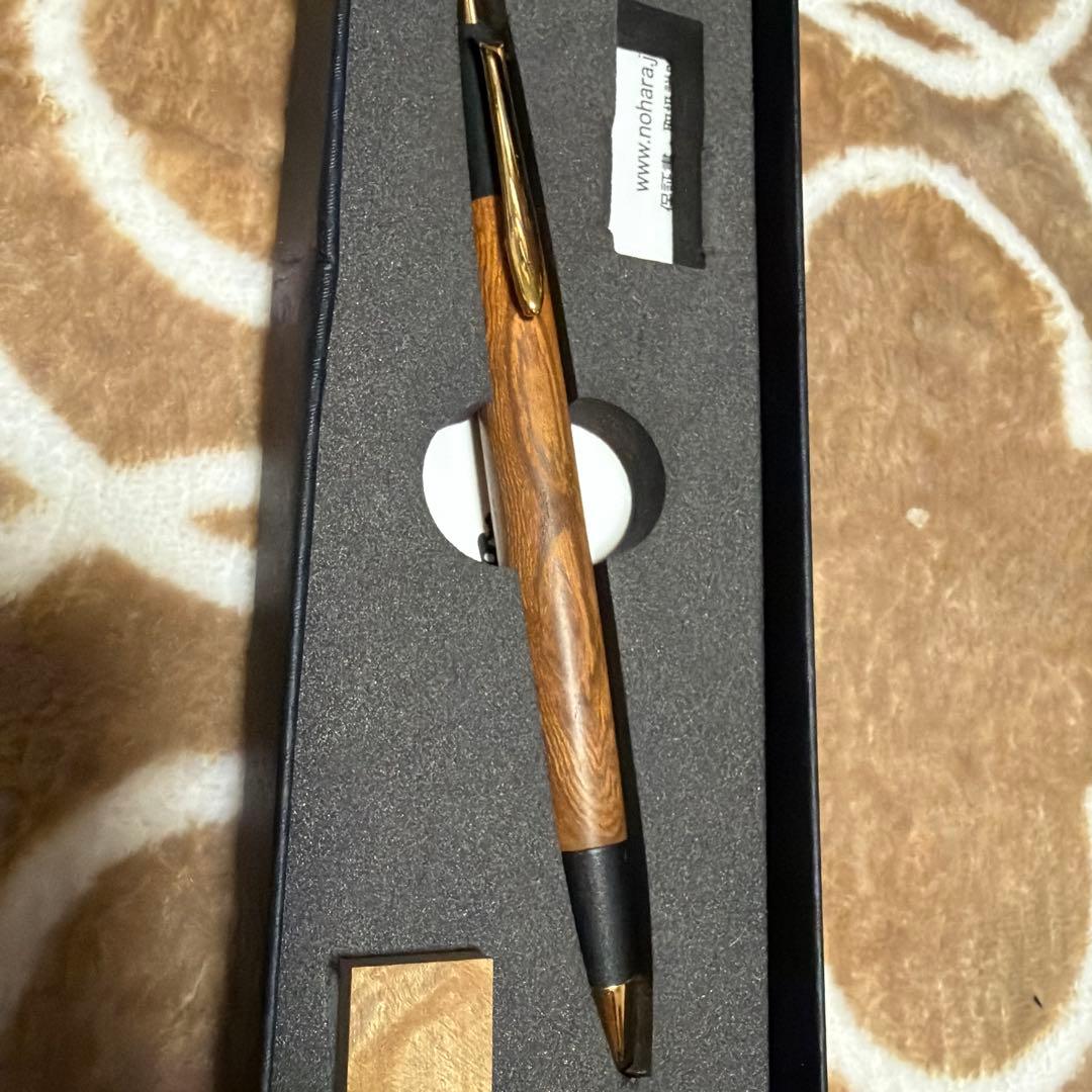 野原工芸　旧型欅シャープペンシル 新型　インドローズウッドシャープペンシル