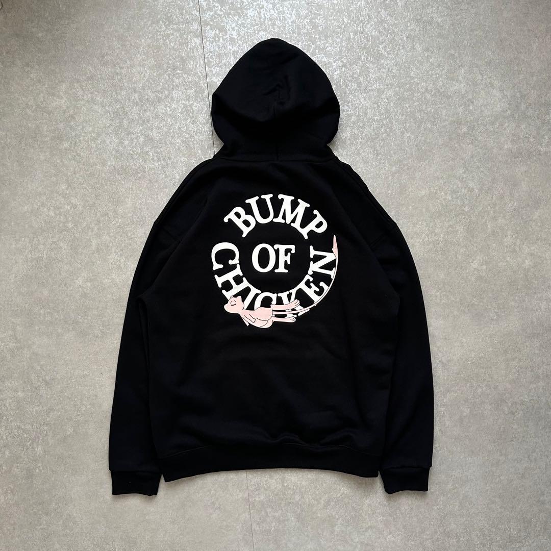 BUMP OF CHICKEN ロゴフーディー S BUMP OF CHICKEN パーカー ホワイト