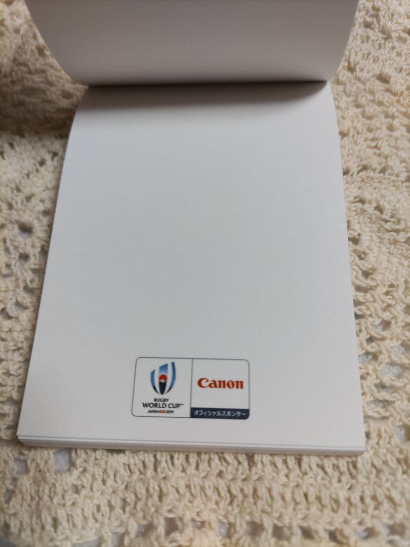 訳あり Canon キャノン ワールドカップ メモ帳 ピンバッジ