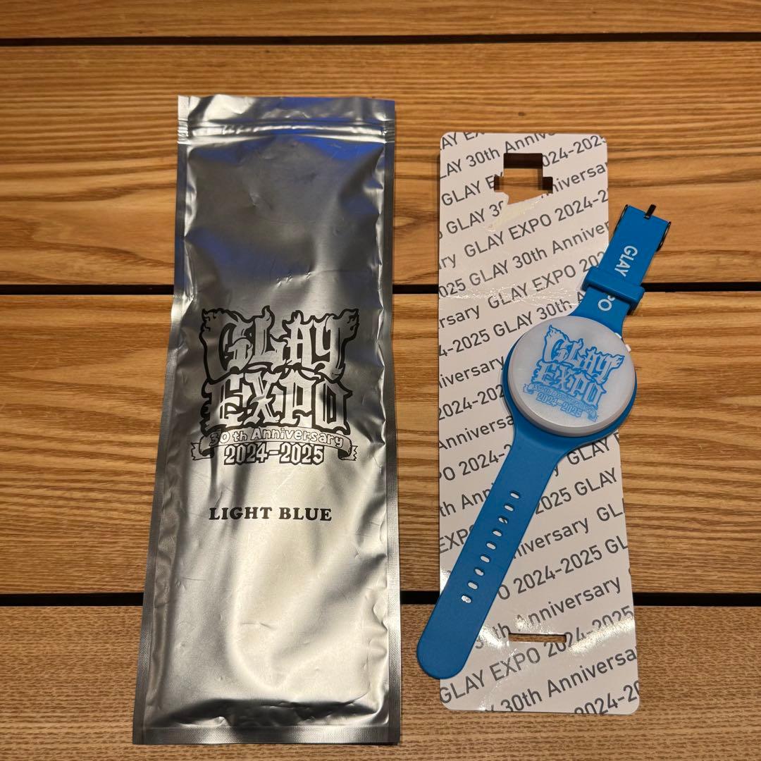 GLAY EXPO BTTP LEDリストバンド Light Blue