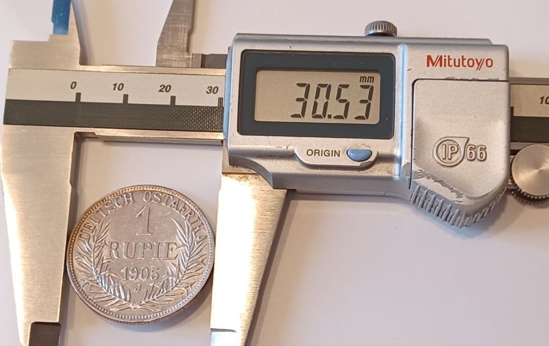 1902年ドイツ領東アフリカ ルピー銀貨 ウィルヘルム2世 - メルカリ