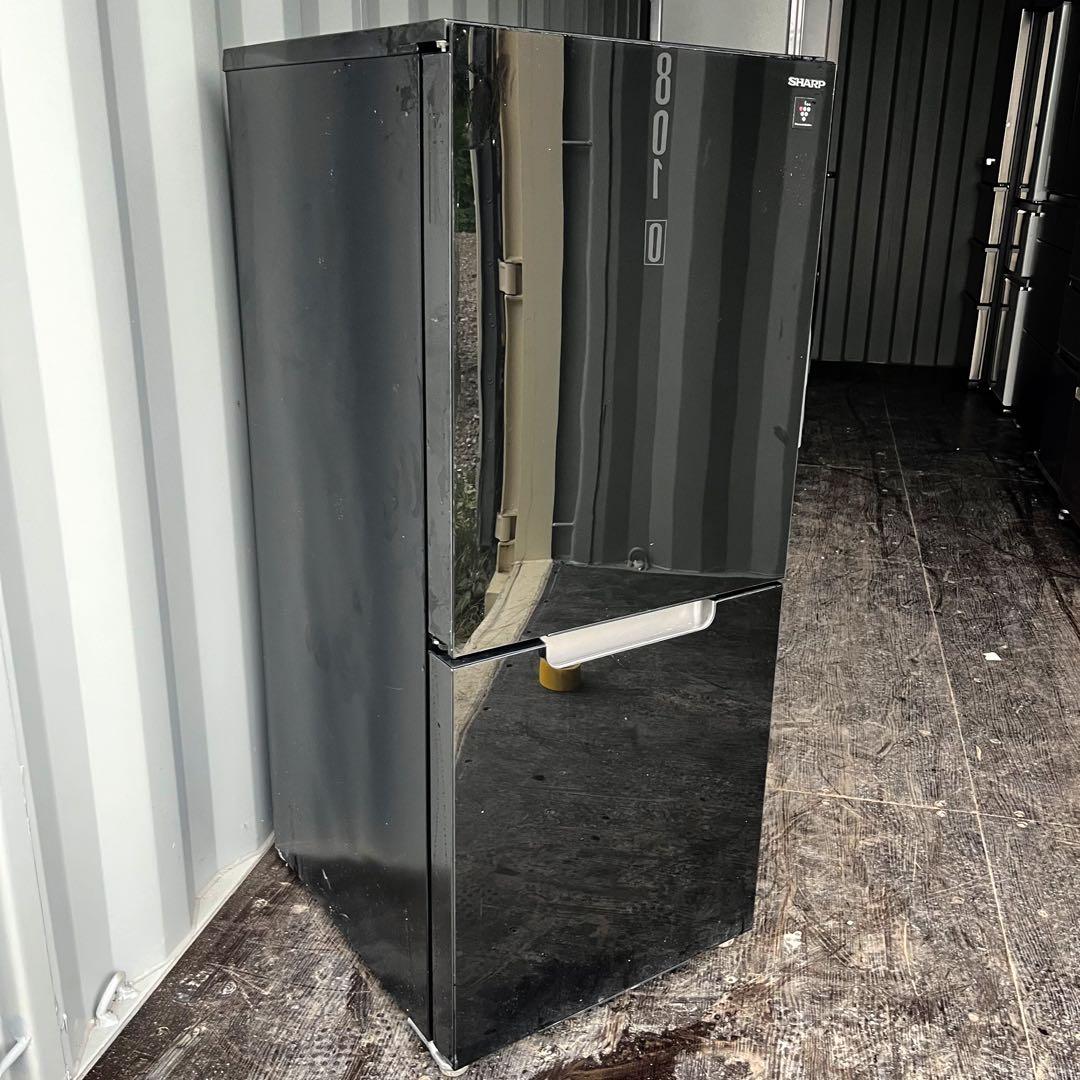 57取付無料！SHARPプラズマクラスター搭載スタイリッシュブラック冷蔵庫！