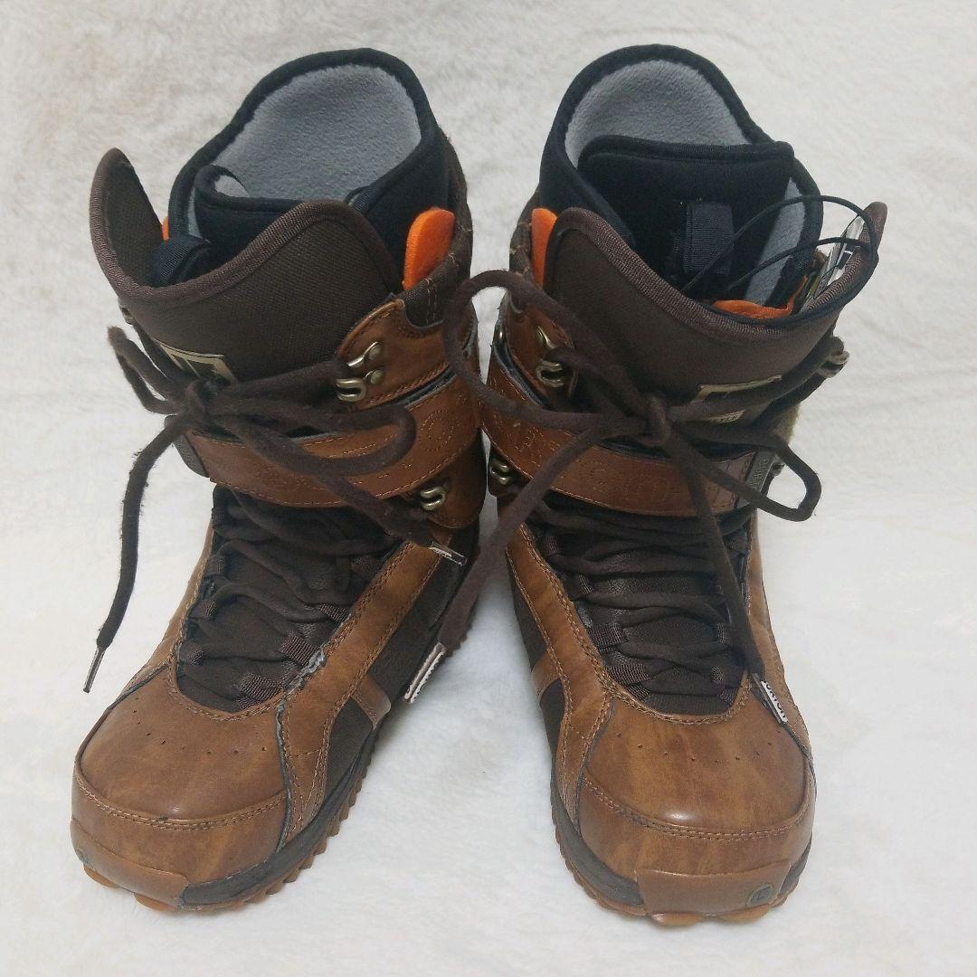 【美品】バートン　BURTON スノーボード　ブーツ　26cm レザー　ブラウン