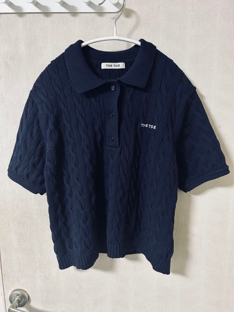 トップス THE TOE Herald Short Sleeve Polo Knit