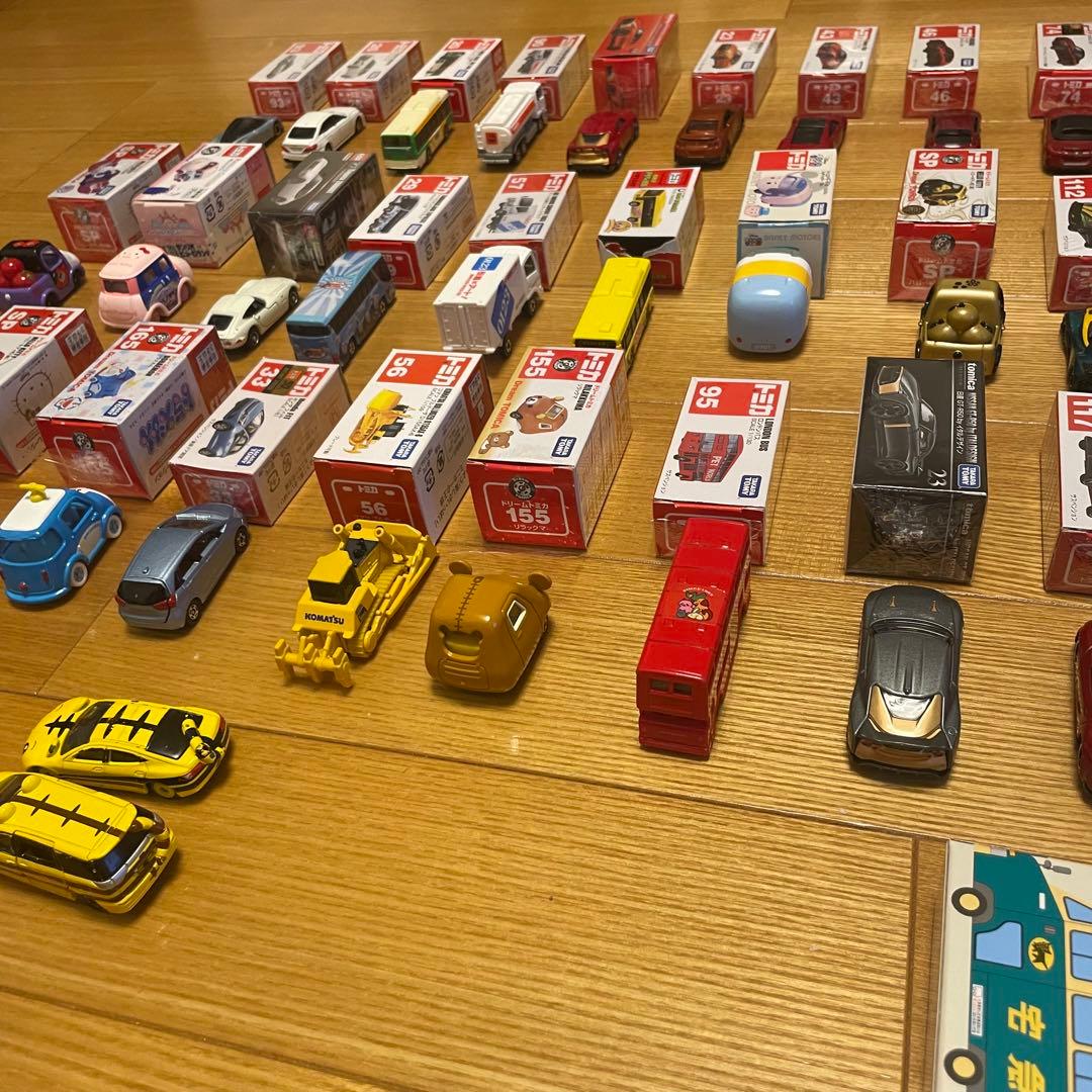 【TOMICA】トミカ等109台！まとめ売り　箱付きドリームトミカ入り！