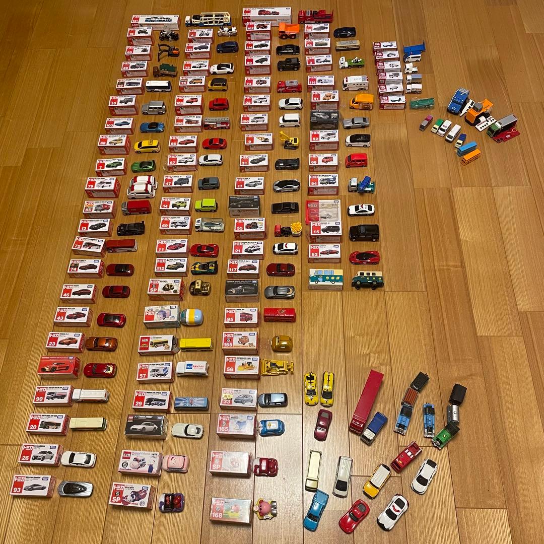 【TOMICA】トミカ等109台！まとめ売り　箱付きドリームトミカ入り！