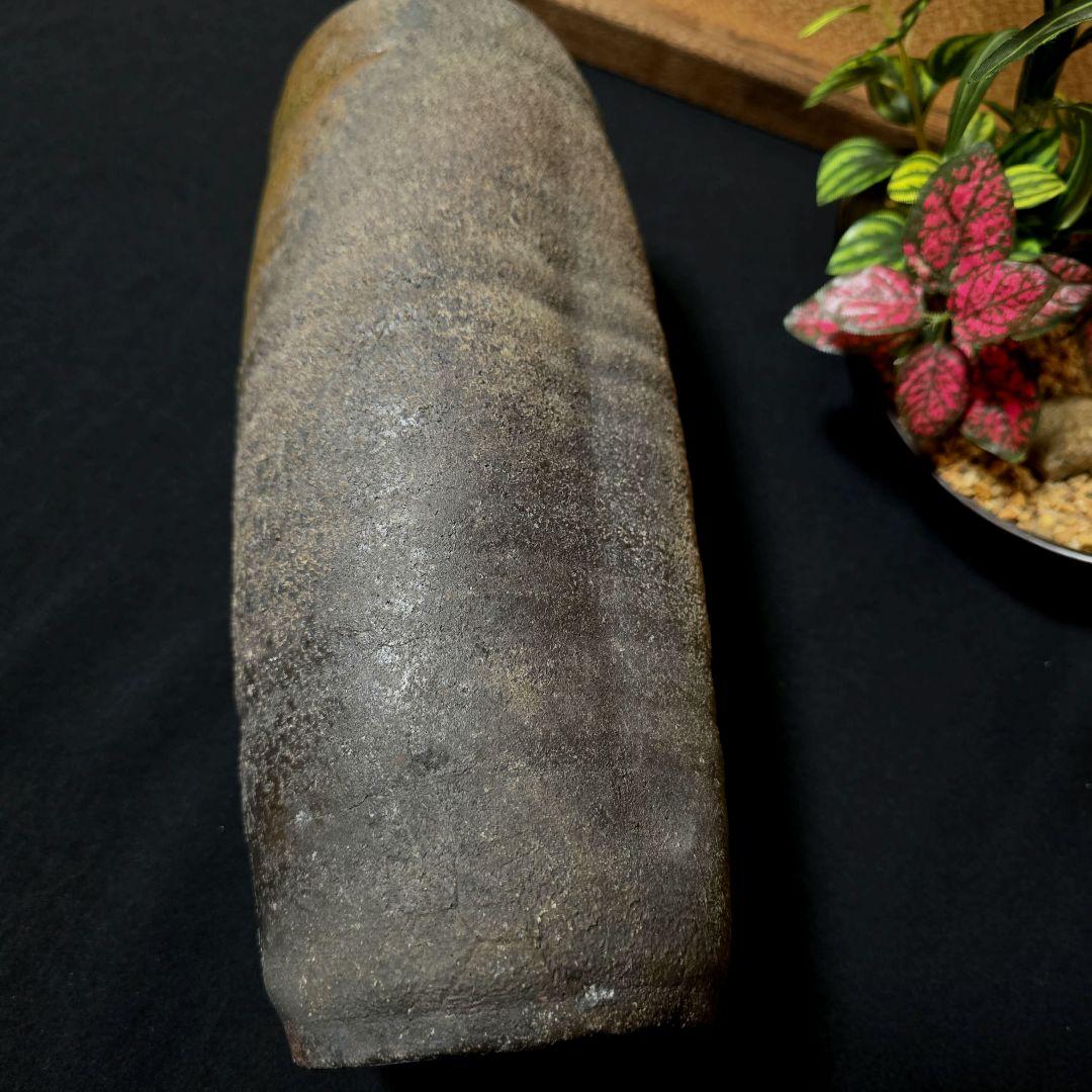 備前焼　伊勢崎 陽山　岡山県重要無形文化財保持者　花生　花瓶