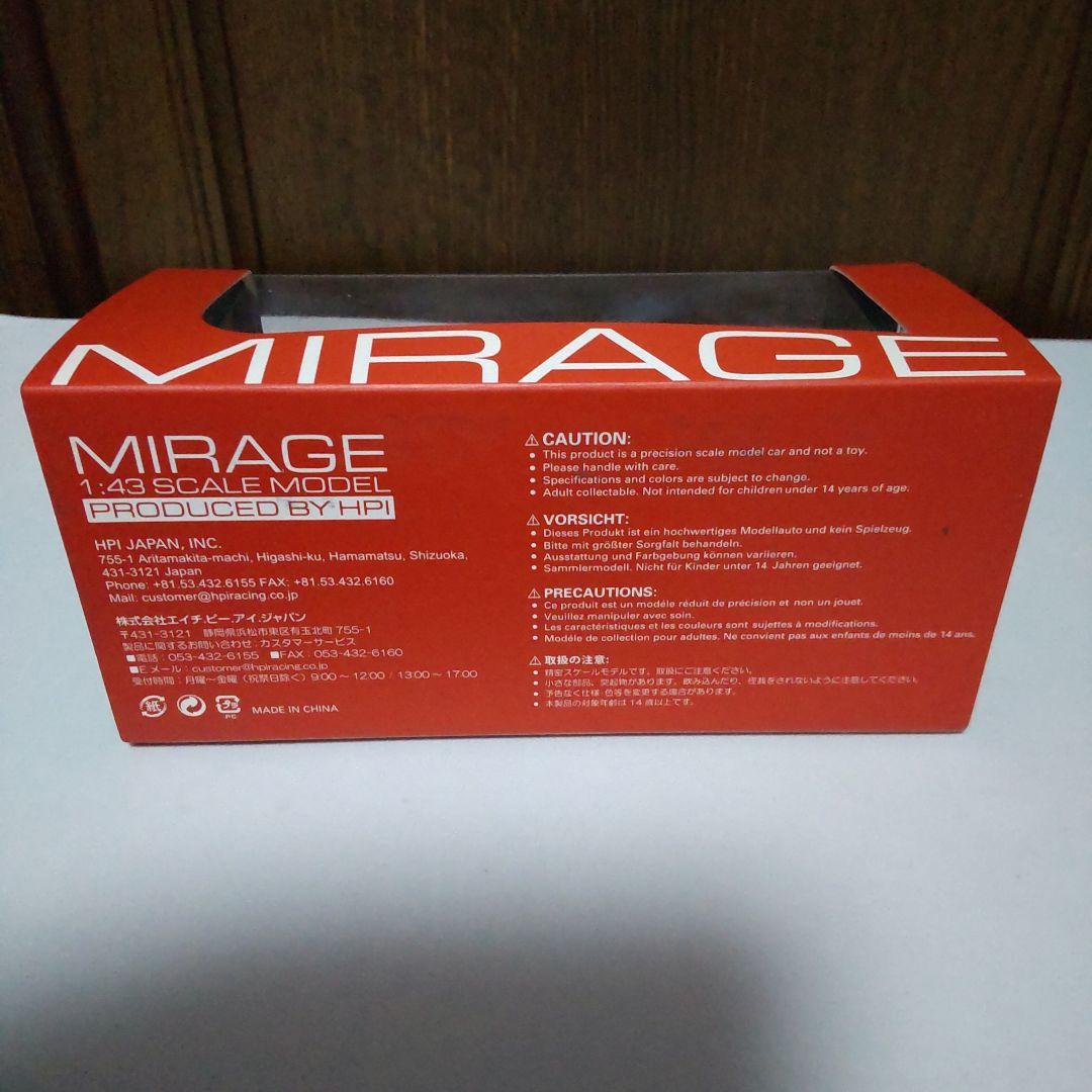 ホンダ NSX Type T タルガトップ 1/43 hpi ミラージュ